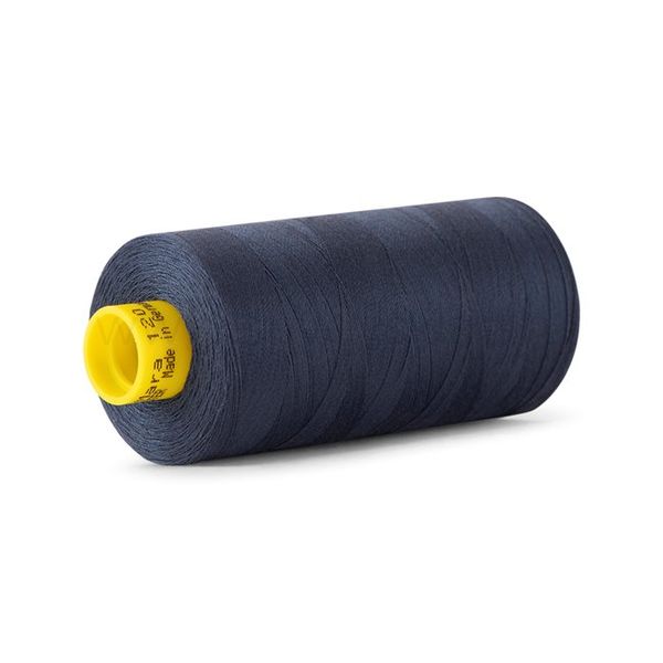 Нитка универсальная Gutermann Mara 120/2, 1000 м, 700207, 9110 джинсовый темно-синий, 1 шт