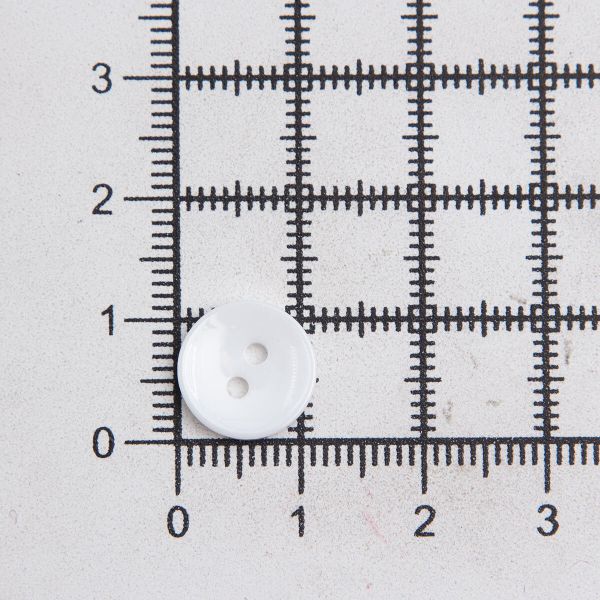 Пуговицы 2 прокола 18L, 11 мм, (White (белый)), NE74, 144 шт