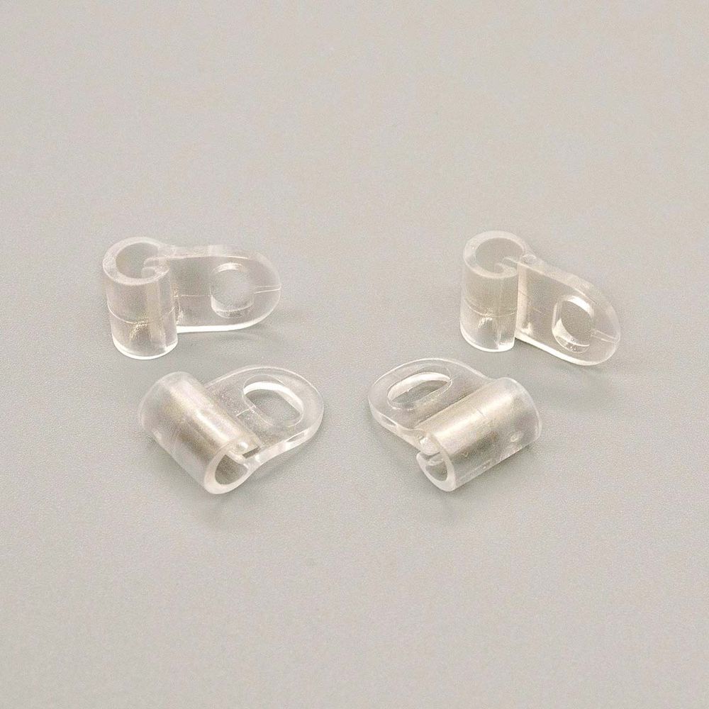 Крючки шторные для карниза 16 мм, петля для римских штор, 100 шт