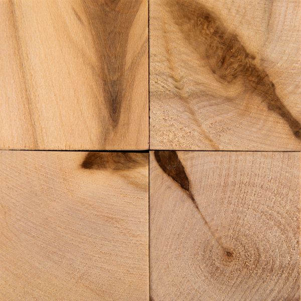 Заготовка деревянная брусок для творчества и резьбы липа 5х5х5 см, 4 шт, Mr.Carving БДЛТ-204