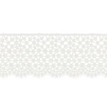 Кружево гипюр (плетёное) 65 мм / 10 м, кремовый, Gamma GGM-6501