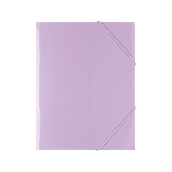 Папка на резинке A4 600 мкм 35 мм, диагональ, 5 шт, лиловый EC234417, Expert Complete