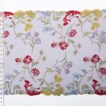 Кружево на сетке широкое 180 мм / 14 м, ±1 Турция, черный, Gamma GCKM-180-02