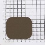 Термозаплатка, ткань, 57х67мм (коричневый (brown)), AZ01, 10 шт