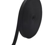 Тесьма (лента) киперная 15 мм / 50 метров, 3 г/м, 100% полиэфир, 13 черный