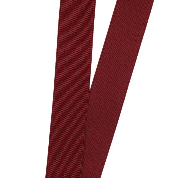 Резинка для подтяжек (помочная) 40.0 мм / 4±0.5 метра, 25.2 г/м, 520 темно-красный, 6123-9344