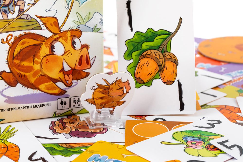 Игра настольная Метнись кабанчиком!, Эврикус BG-12071