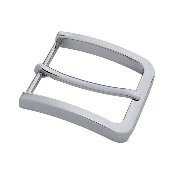 Пряжка ременная металл 35 мм, Silver, 3 шт