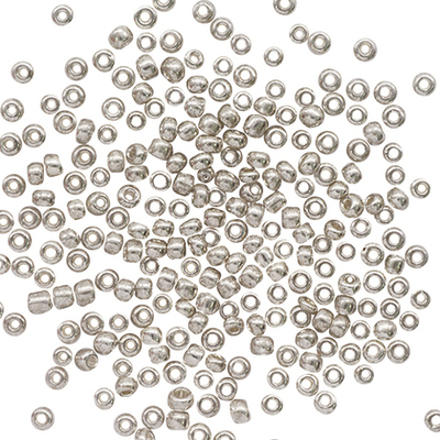 Бисер Astra&Craft 6/0 (4.1 мм), 150 г (10х15 г), цв. 1109 серебро/глянц.покрытие