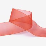 Лента капроновая (органза) 38.0 мм / 22.8±1 метра, 042 т. терракот, Blitz OR-38