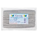 Тесьма декоративная Gamma Самбоса GSL-201 13 мм, 33 м, 139 серый