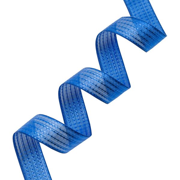 Лента декоративная подарочная 25.0 мм / 25±1 метров, рис.9015, синий, С3687Г17 Стрела-25