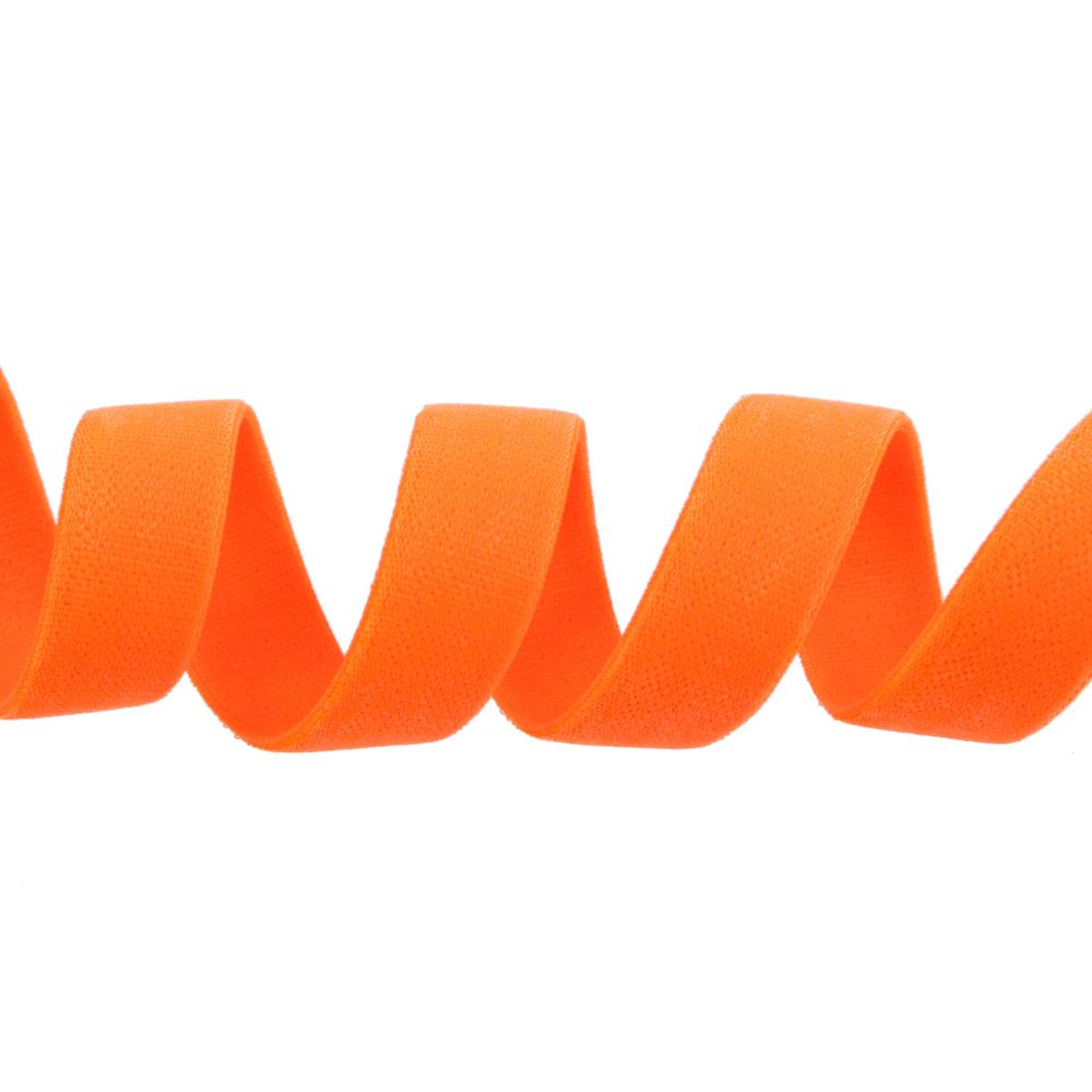 Резинка бельевая (бретелечная) 10.0 мм / 25±0.5 метров, неон оранжевый/neon orange, Blitz LB-51T