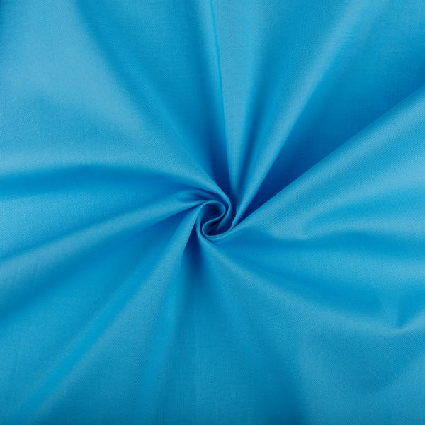 Ткань для пэчворка Peppy Краски жизни Люкс, рулон 112 см / 5 метров, 15-4323 яр.голубой, Peppy