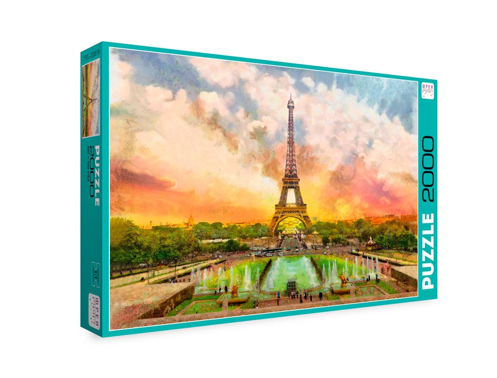Пазл 2000 элементов, Вечер во Франции, PZL-2000/19, Фрея