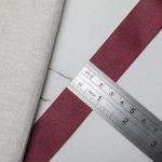 Лента атласная 1-сторонняя 25.0 мм / 22.86±1 метров, 030 т. бордовый, Globus