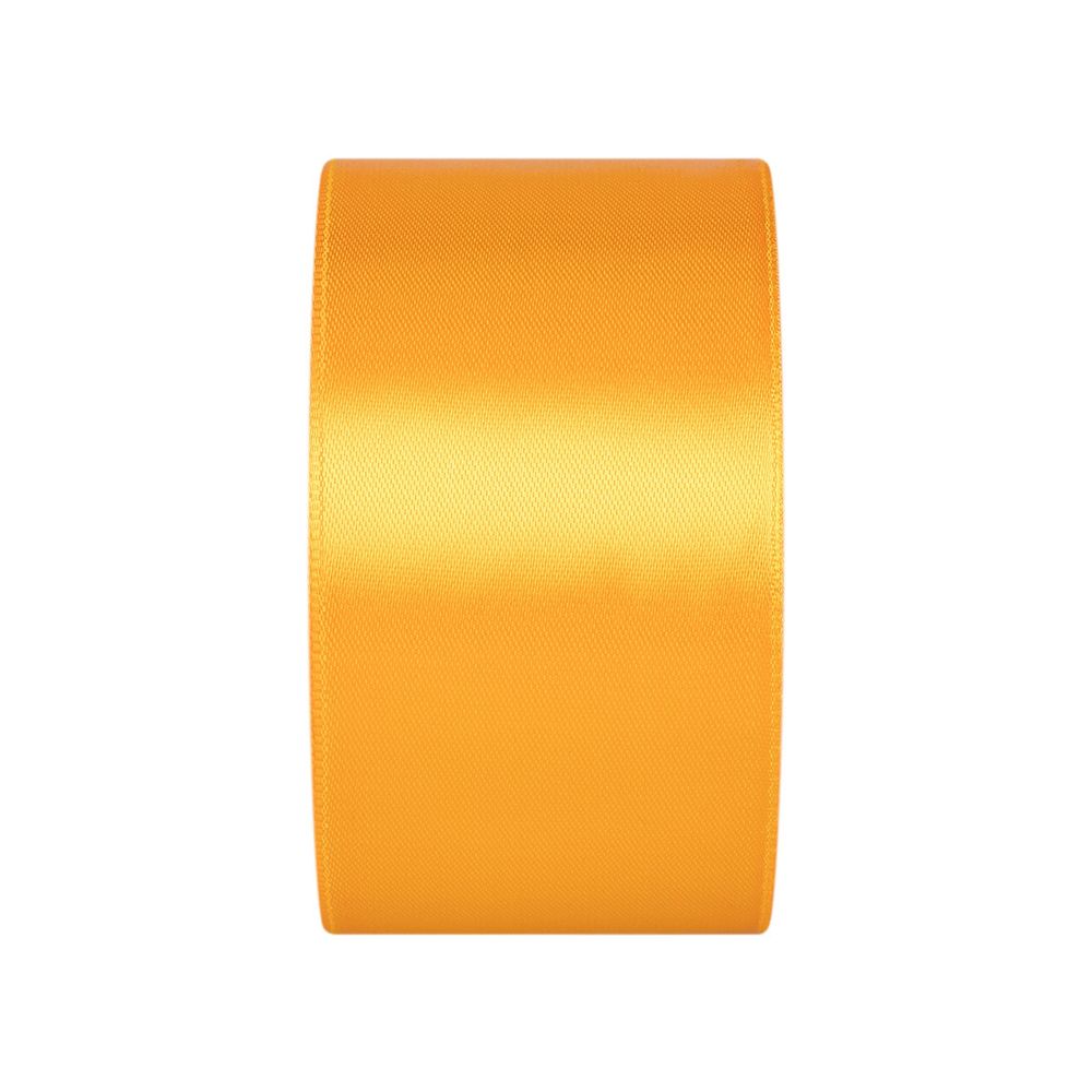 Лента атласная 1-сторонняя 50.0 мм / 33±2 метра, 064 желтый, Gamma