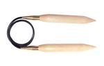 Спицы круговые Knit Pro Jumbo Birch 35 мм / 100 см, береза, натуральный, 35804