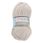 Пряжа YarnArt (ЯрнАрт) Alpine Maxi / уп.2 мот. по 250 г, 105м, 665 суровый