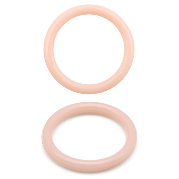 Кольца для бюстгальтера пластик ⌀10.0 мм, C344 пудровый, 100 шт