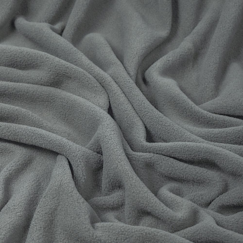 Флис 2-сторонний 190 г/м², 150 см / 10 метров, N-TBY-0059-307, цв.S307 серый