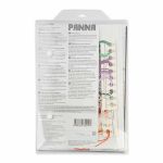 Набор для вышивания нитками Panna, Золотая серия, Пионы в шляпной коробке, 33х32 см