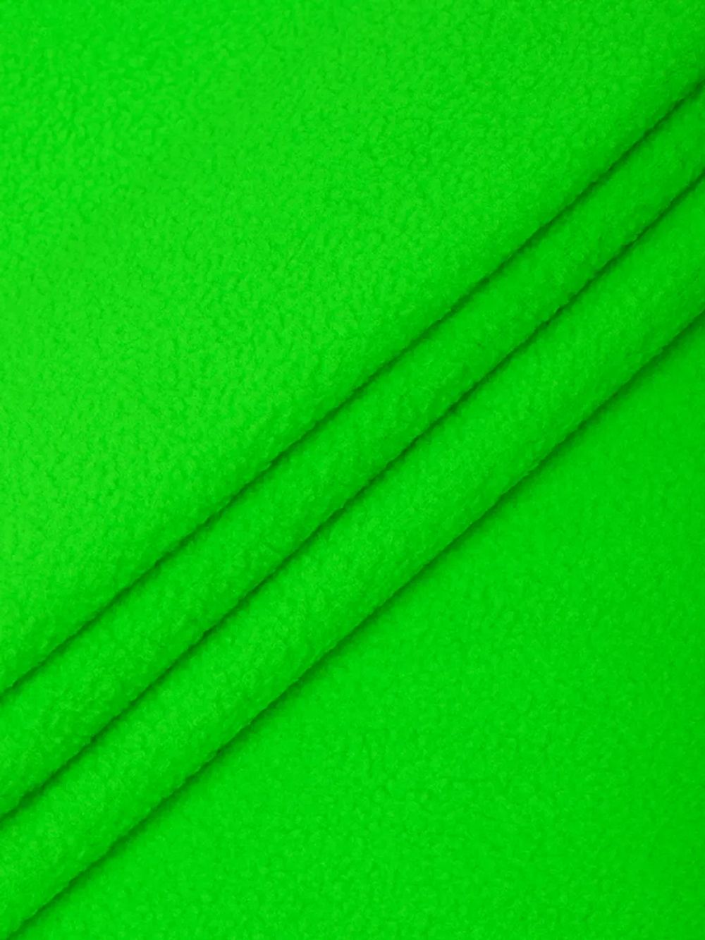Флис 2-сторонний 190 г/м², 150 см / 10 метров, N-TBY-0059-333, цв.F333 неон зеленый