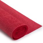 Бумага гофрированная (креповая) 180 г/м², 50 см / 2.5 метра, 17А6 красный, Blumentag GOF-180