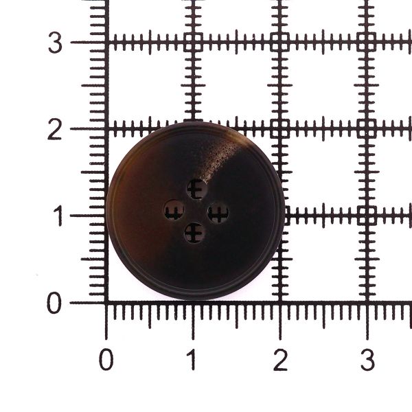 Пуговицы 4 прокола 32L=20 мм, пластик, col. B т.коричневый, 72 шт, CN2836