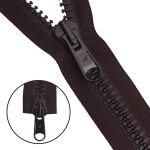 Молния трактор Arta Т8 (8 мм) 2 зам., разъем., 75 см, цв. 068 т.коричневый, уп.5 шт