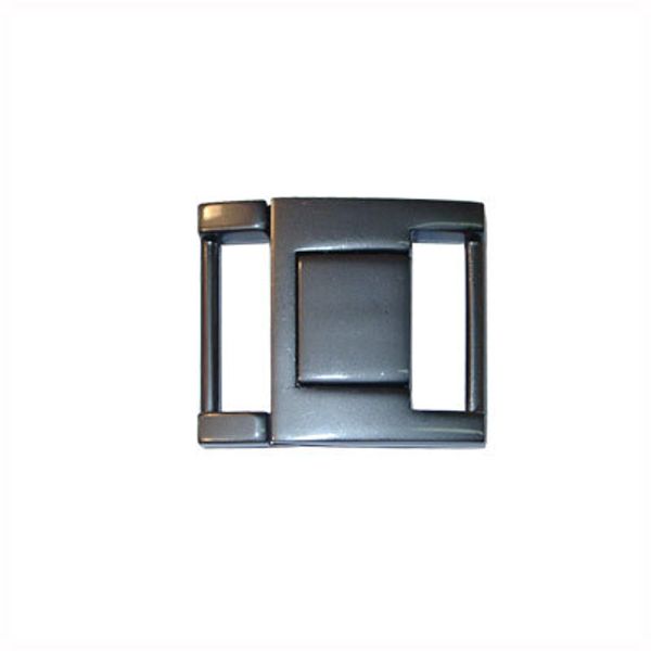 Пряжка ременная металл 39х33 мм, 10 шт, замок, 06 черн.никель, Micron GB 1146