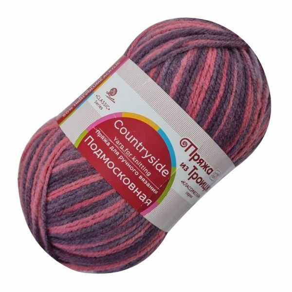 Пряжа Троицкая Подмосковная / уп.10 мот. по 100 г, 250 м, секционный 2611
