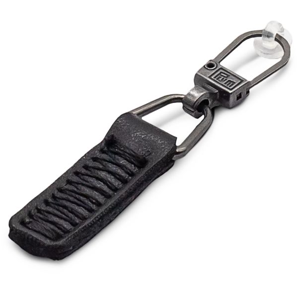 Пуллер для молнии кожа, черный, 1шт, Prym, S090021, 1 шт