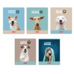 Тетрадь ученическая общая, A5+ 48 л. на скобе, белизна 100%, 10 шт, клетка, 000334 Ужасно милые, Светоч 48ТСК5_3_1