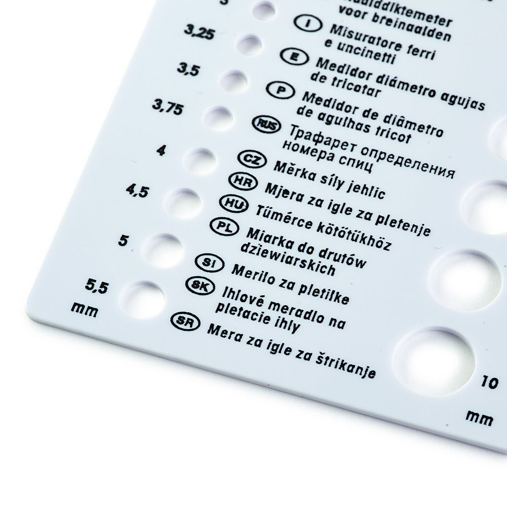 Приспособление для измерения диаметра спиц, Prym