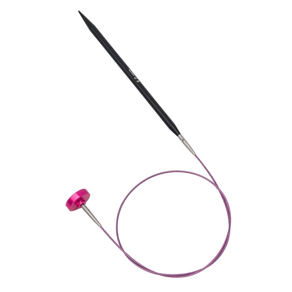 Набор съемных спиц для вязания 11,5см, 9 размеров (3мм-6мм), алюминий