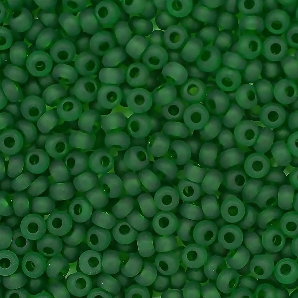 Бисер Preciosa прозрачный матовый 10/0 (2.3 мм), круг.отв, 50г, (50120)