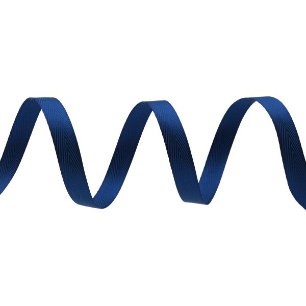 Лента декоративная ёлочка 15.0 мм / 20±1 метров, 97 синий