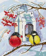 Алмазная (кристальная) мозаика Фрея, Угощайся, друг! 30х25 см