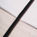 Кант витой 5 мм / 25 метров, черный/108 темно-коричневый, 3AR3294