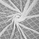 Сетка бельевая эластичная 85 г/м², шир.150 см / 1 метр, с флоком TBY.SZ030218, цв.белый /SZ030218.21/1/