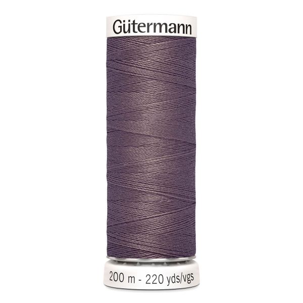 Нитки универсальные Gutermann Sew-all, 200м, 127 т.серо-сиреневый, 5 катушек