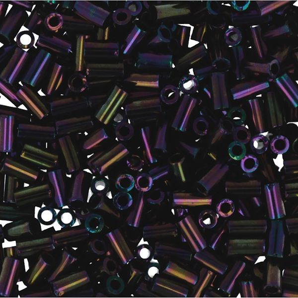 Бисер Toho Bugle 3 (3 мм), 25 г (5х5 г), 0085 коричневый