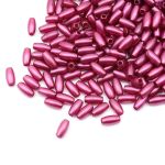 Бусины пластик (жемчуг) 3х6 мм, 15 г, Astra&Craft (бордово-фиолетовый), 4AR293/294