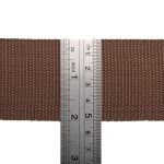 Стропа (ременная лента) 50 мм / 30 метров, толщ. 1.0 мм, [28 г/пог.м], 100% п/п, 21 коричневый