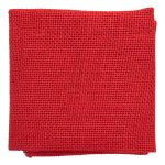 Ткань для рукоделия рогожка 100% лен 48х45см, красный