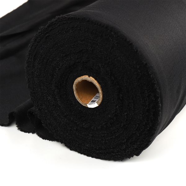 Дублерин эластичный 62 г/м², черный, шир.150см, 100м