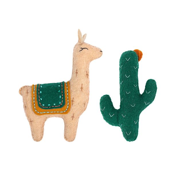 Набор для шитья игрушки Горная лама 10 см, Miadolla TF-0232