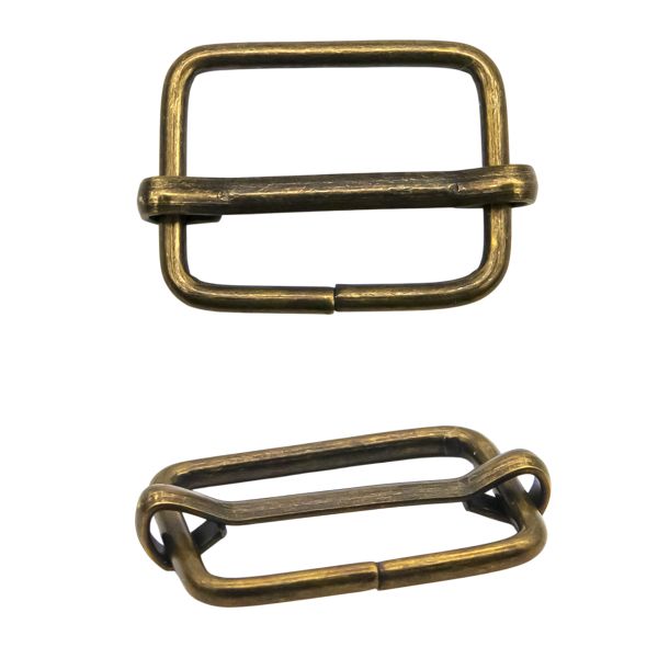 Рамка регулировочная 21мм (25*19мм, d-2мм) 816-308, (латунь), 100 шт