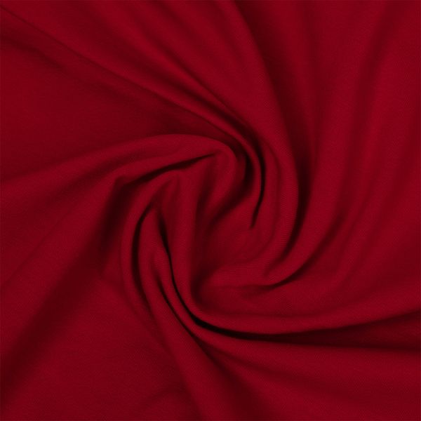 Футер 2-нитка петля поликоттон стрейч 220 г/м², 160 см / 3 метра, ФУТ2Х.TBY.ХЛ-ПЭ.S171.3, цв.S171 красный